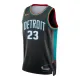 Nike Detroit Pistons Jaden Ivey Miesten Pelipaita City Edition 2025-26 Swingman Musta