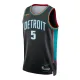 Nike Detroit Pistons Ron Holland II Miesten Pelipaita City Edition 2025-26 Swingman Musta