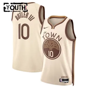 Nike Golden State Warriors Jimmy Butler III Lasten Pelipaita City Edition 2025-26 Swingman Valkoinen