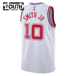 Nike Houston Rockets Jabari Smith Jr Lasten Pelipaita City Edition 2025-26 Swingman Valkoinen