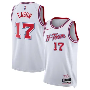 Nike Houston Rockets Tari Eason Miesten Pelipaita City Edition 2025-26 Swingman Valkoinen
