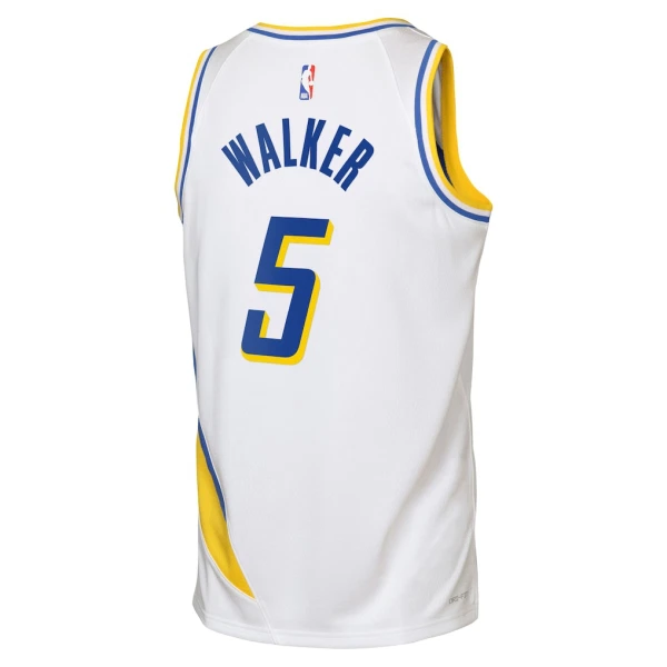 Nike Indiana Pacers Jarace Walker Miesten Pelipaita City Edition 2025-26 Swingman Valkoinen