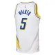 Nike Indiana Pacers Jarace Walker Miesten Pelipaita City Edition 2025-26 Swingman Valkoinen