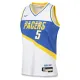 Nike Indiana Pacers Jarace Walker Miesten Pelipaita City Edition 2025-26 Swingman Valkoinen