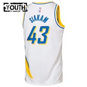 Nike Indiana Pacers Pascal Siakam Lasten Pelipaita City Edition 2025-26 Swingman Valkoinen