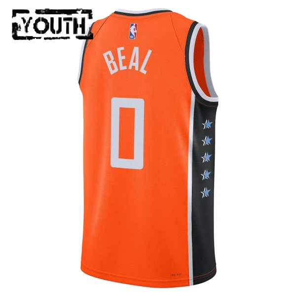 Nike LA Clippers Bradley Beal Lasten Pelipaita City Edition 2025-26 Swingman Oranssi