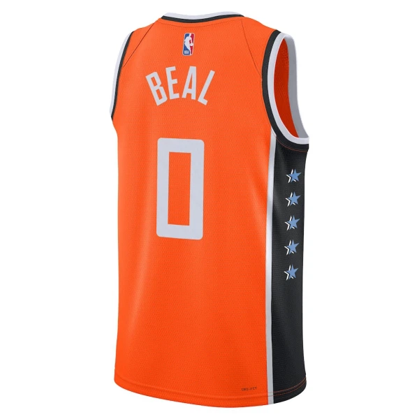 Nike LA Clippers Bradley Beal Miesten Pelipaita City Edition 2025-26 Swingman Oranssi