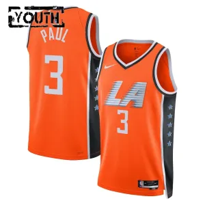 Nike LA Clippers Chris Paul Lasten Pelipaita City Edition 2025-26 Swingman Oranssi