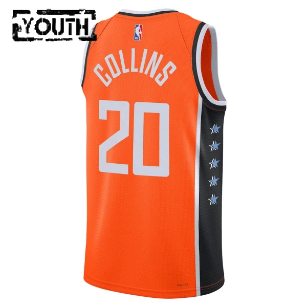 Nike LA Clippers John Collins Lasten Pelipaita City Edition 2025-26 Swingman Oranssi