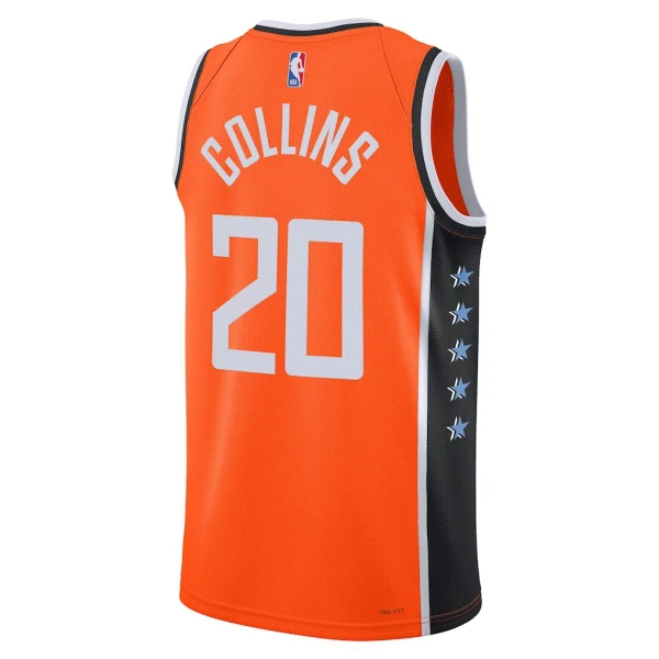 Nike LA Clippers John Collins Miesten Pelipaita City Edition 2025-26 Swingman Oranssi