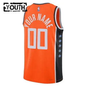 Nike LA Clippers Personoitava Lasten Pelipaita City Edition 2025-26 Swingman Oranssi