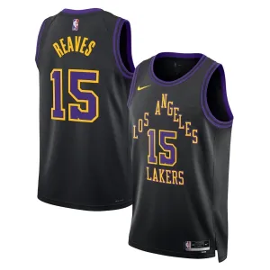 Nike Los Angeles Lakers Austin Reaves Miesten Pelipaita City Edition 2025-26 Swingman Musta
