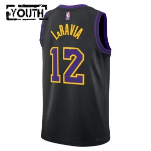 Nike Los Angeles Lakers Jake Laravia Lasten Pelipaita City Edition 2025-26 Swingman Musta