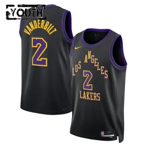 Nike Los Angeles Lakers Jarred Vanderbilt Lasten Pelipaita City Edition 2025-26 Swingman Musta