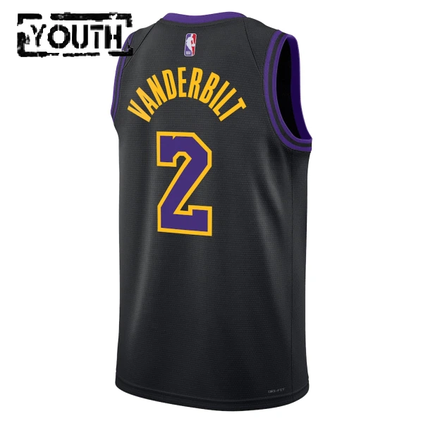 Nike Los Angeles Lakers Jarred Vanderbilt Lasten Pelipaita City Edition 2025-26 Swingman Musta