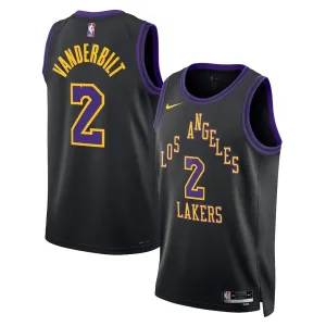 Nike Los Angeles Lakers Jarred Vanderbilt Miesten Pelipaita City Edition 2025-26 Swingman Musta