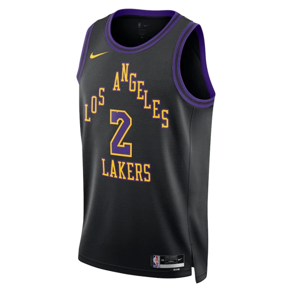 Nike Los Angeles Lakers Jarred Vanderbilt Miesten Pelipaita City Edition 2025-26 Swingman Musta