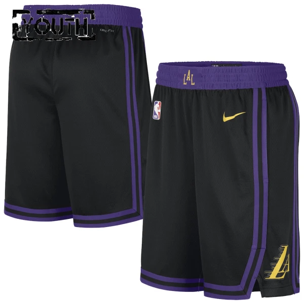 Nike Los Angeles Lakers Lasten Shortsit City Edition 2025-26 Swingman