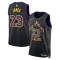 Nike Los Angeles Lakers Lebron James Miesten Pelipaita City Edition 2025-26 Swingman Musta