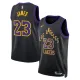 Nike Los Angeles Lakers Lebron James Miesten Pelipaita City Edition 2025-26 Swingman Musta