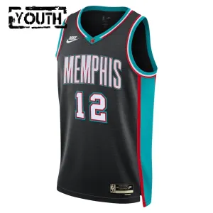 Nike Memphis Grizzlies Ja Morant Lasten Pelipaita Classic Edition 2025-26 Swingman Musta