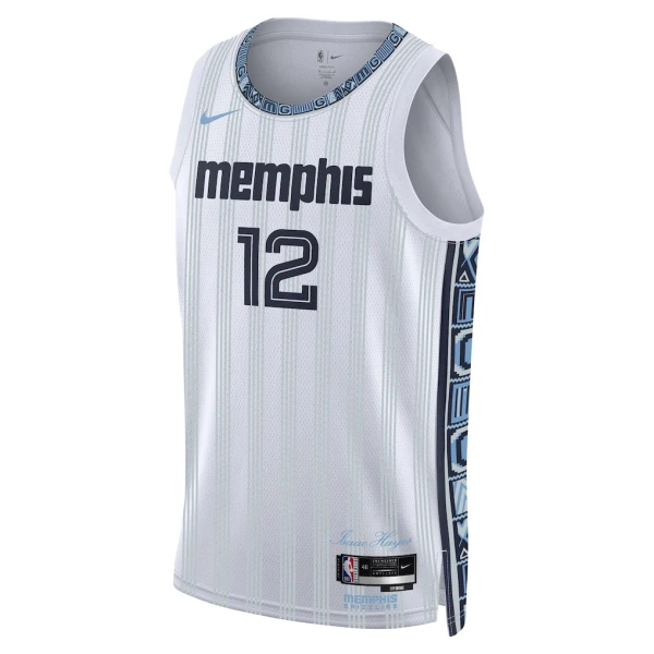 Nike Memphis Grizzlies Ja Morant Miesten Pelipaita City Edition 2025-26 Swingman Harmaa
