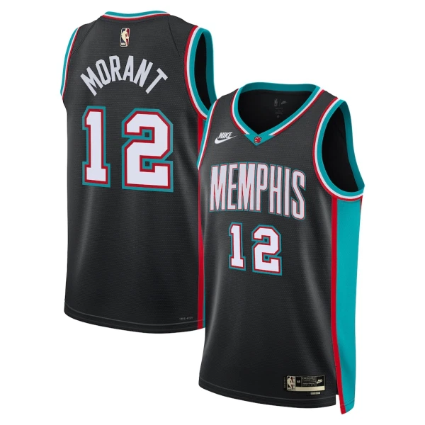 Nike Memphis Grizzlies Ja Morant Miesten Pelipaita Classic Edition 2025-26 Swingman Musta