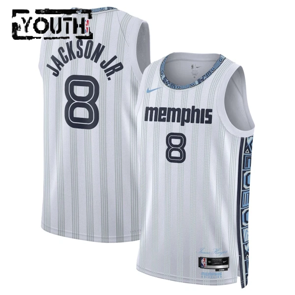Nike Memphis Grizzlies Jaren Jackson JR Lasten Pelipaita City Edition 2025-26 Swingman Harmaa