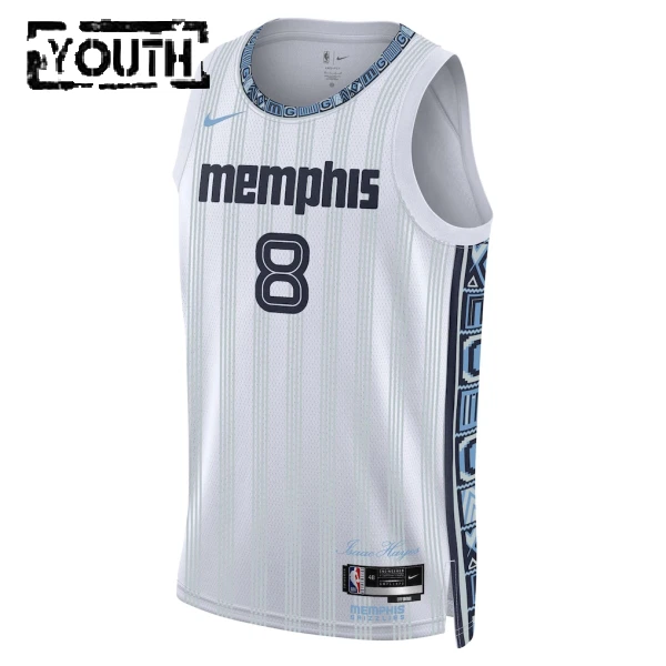 Nike Memphis Grizzlies Jaren Jackson JR Lasten Pelipaita City Edition 2025-26 Swingman Harmaa