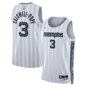 Nike Memphis Grizzlies Kentavious Caldwell Pope Miesten Pelipaita City Edition 2025-26 Swingman Harmaa
