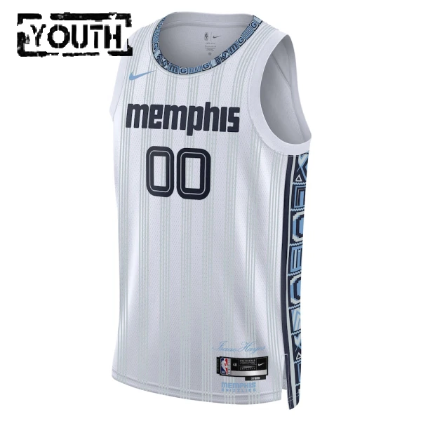 Nike Memphis Grizzlies Personoitava Lasten Pelipaita City Edition 2025-26 Swingman Harmaa
