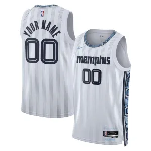 Nike Memphis Grizzlies Personoitava Miesten Pelipaita City Edition 2025-26 Swingman Harmaa