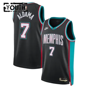 Nike Memphis Grizzlies Santi Aldama Lasten Pelipaita Classic Edition 2025-26 Swingman Musta