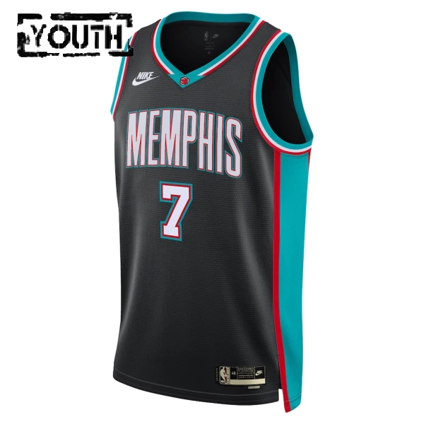 Nike Memphis Grizzlies Santi Aldama Lasten Pelipaita Classic Edition 2025-26 Swingman Musta