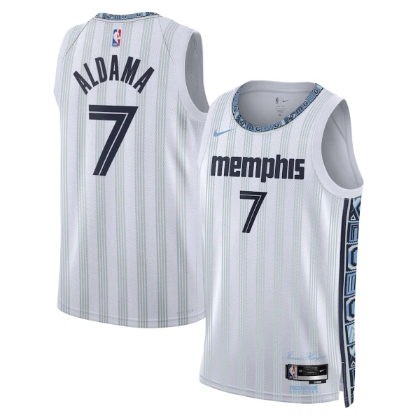 Nike Memphis Grizzlies Santi Aldama Miesten Pelipaita City Edition 2025-26 Swingman Harmaa
