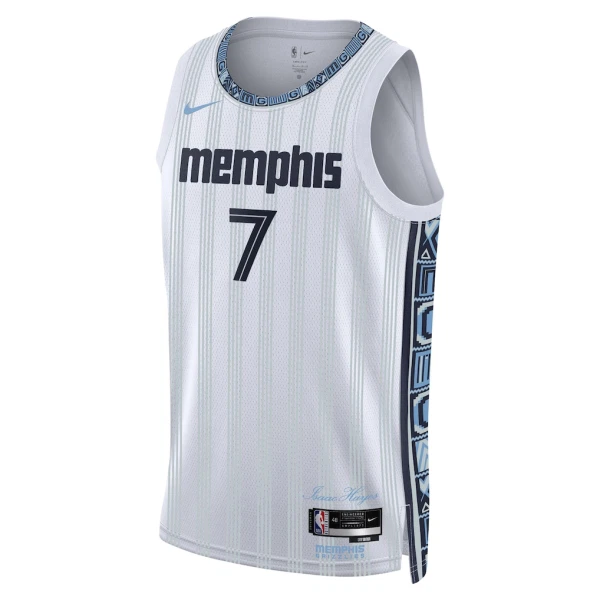 Nike Memphis Grizzlies Santi Aldama Miesten Pelipaita City Edition 2025-26 Swingman Harmaa