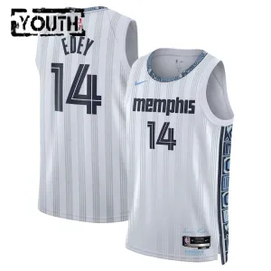 Nike Memphis Grizzlies Zach Edey Lasten Pelipaita City Edition 2025-26 Swingman Harmaa
