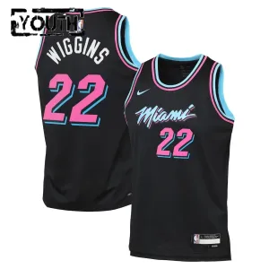 Nike Miami Heat Andrew Wiggins Lasten Pelipaita City Edition 2025-26 Swingman Musta