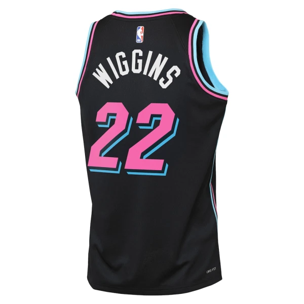Nike Miami Heat Andrew Wiggins Miesten Pelipaita City Edition 2025-26 Swingman Musta