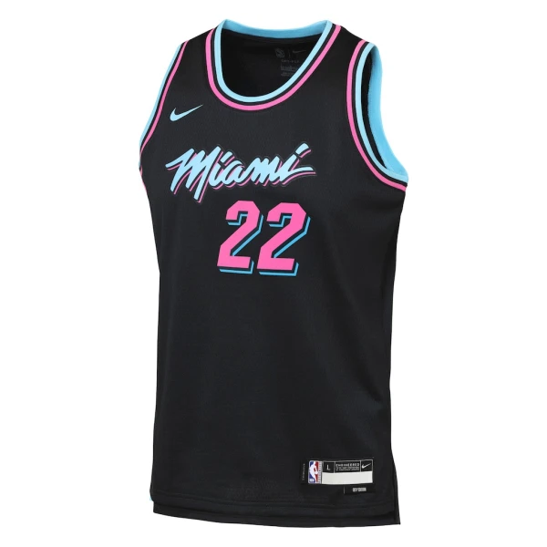 Nike Miami Heat Andrew Wiggins Miesten Pelipaita City Edition 2025-26 Swingman Musta