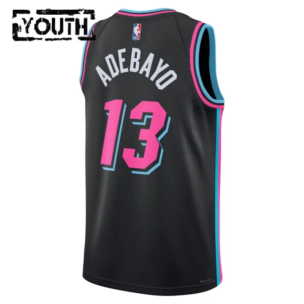 Nike Miami Heat Bam Adebayo Lasten Pelipaita City Edition 2025-26 Swingman Musta