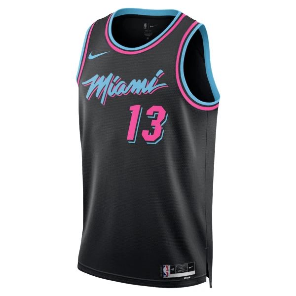 Nike Miami Heat Bam Adebayo Miesten Pelipaita City Edition 2025-26 Swingman Musta