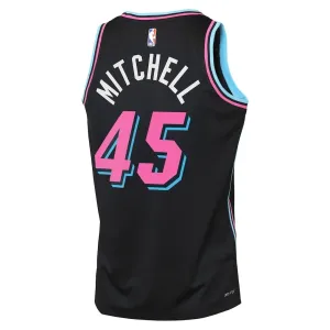 Nike Miami Heat Davion Mitchell Miesten Pelipaita City Edition 2025-26 Swingman Musta