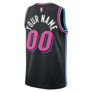 Nike Miami Heat Personoitava Miesten Pelipaita City Edition 2025-26 Swingman Musta