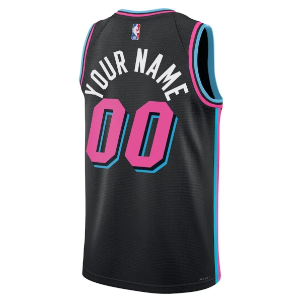 Nike Miami Heat Personoitava Miesten Pelipaita City Edition 2025-26 Swingman Musta