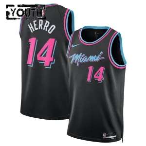 Nike Miami Heat Tyler Herro Lasten Pelipaita City Edition 2025-26 Swingman Musta