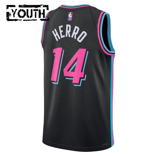 Nike Miami Heat Tyler Herro Lasten Pelipaita City Edition 2025-26 Swingman Musta