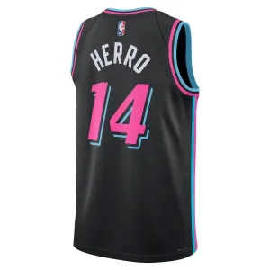 Nike Miami Heat Tyler Herro Miesten Pelipaita City Edition 2025-26 Swingman Musta
