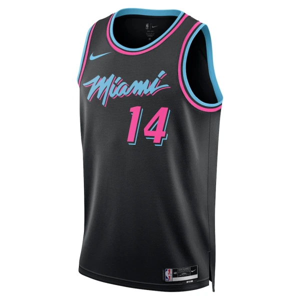 Nike Miami Heat Tyler Herro Miesten Pelipaita City Edition 2025-26 Swingman Musta