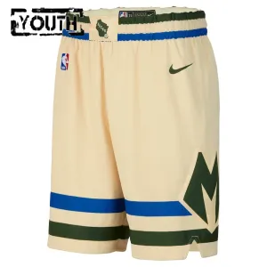 Nike Milwaukee Bucks Lasten Shortsit City Edition 2025-26 Swingman